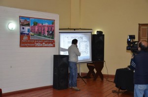 Proyección de planos de la obra a encararse