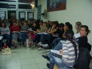 Seminario de acompañamiento gremial para el Concurso de Oposición, en Uruguay