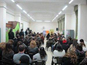 Público presente en la Fac. de Humanidades de la UADER