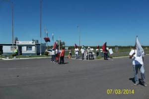 Villaguay/  7 de marzo / Volanteada en la ruta