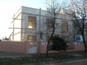 Avanzan las obras de ampliación en la Casa Docente de Colón