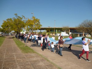 Marcha en Federación