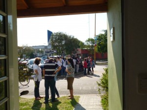 Marcha en Federación