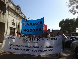 Marcha de AGMER Nogoyá