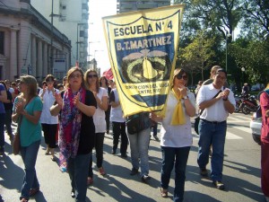 Movilización en Concepción del Uruguay - Acción conjunta de AGMER y ATE