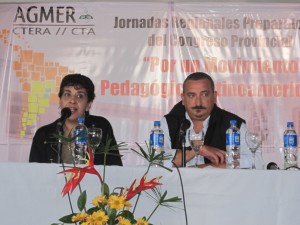 Jornadas Regionales en La Paz - Panel de presentación a cargo de M. Medina y A. Bernasconi. 