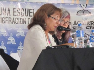 Jornadas Regionales en La Paz - Panel a cargo de A. Homar y S. Nicastro. 