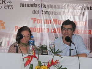 Jornadas Regionales en La Paz - Experiencias Pedagógicas - docentes del Instituto de Formación Docente “Profesor Rogelio Leites” de La Paz