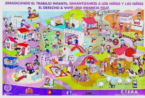 Afiche de CTERA, derecho a una infancia feliz (2009)