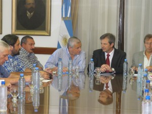 Primer Audiencia con el Gobierno Provincial