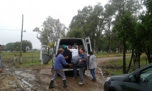 Entrega de donaciones en La Paz