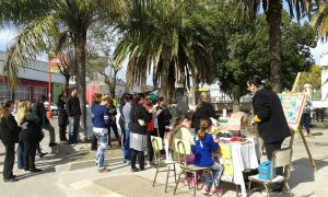 Clase pública en La Paz. 