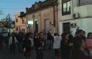 Marcha y acto en La Paz.