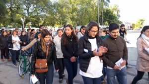 Marcha en Villaguay