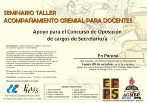 Presentación en Paraná » lunes 09 de octubre