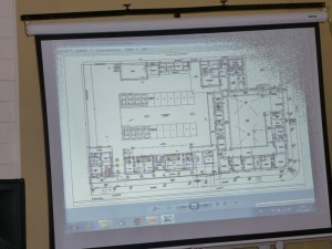 En la presentación, se proyectaron planos de la obra que comienza en lo inmediato