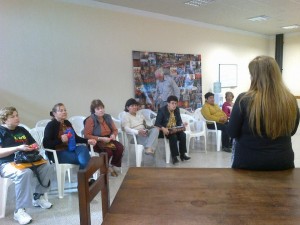 En Feliciano. Reunión con jubilados, en la seccional 