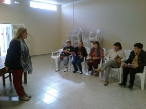 En Feliciano. Reunión con jubilados, en la seccional 
