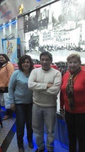 Representantes de AGMER que participaron de la Jornada