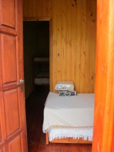 Las cabañas del Complejo Carlos Fuentealba