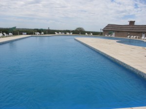 La pileta del Complejo Carlos Fuentealba