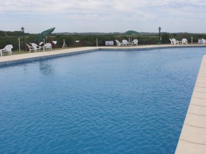 La pileta del Complejo Carlos Fuentealba