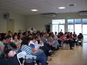 Comienzo de las actividades departamentales, en Diamante.