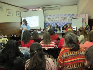 Reunión del equipo coordinador con los departamentales, en AGMER Central (agosto/14)