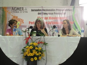 Panel de devolución acerca de las Experiencias Pedagógicas - A. Homar; S. Nicastro y M. G. Benedetti.