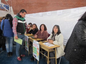 A primera hora, las acreditaciones. 