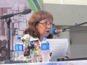 Amalia Homar, una de las disertantes de la jornada