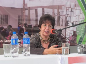 Graciela Lombardi (CTERA) expuso en uno de los paneles