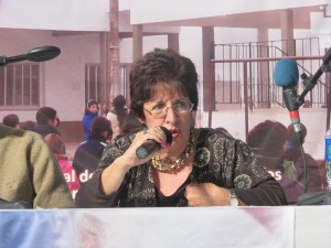 Graciela Lombardi (CTERA) expuso en uno de los paneles
