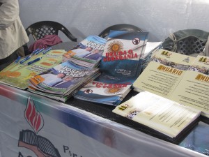 Materiales a disposición de los participantes. 
