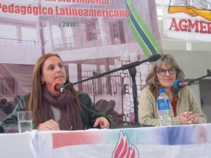 Panel a cargo de Perla Florentín y Ma. Gracia Benedetti. 
