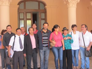 Adjudicatarios de Santa Elena, con compañeros de la filial, la Seccional La Paz y la Unidad Coordinadora para la vivienda