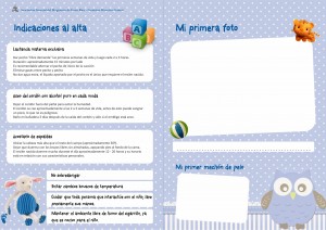 Alguna de las páginas interiores del Cuaderno que obsequia AGMER a sus afiliados por nacimiento o adopción