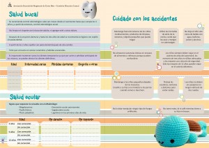 Alguna de las páginas interiores del Cuaderno que obsequia AGMER a sus afiliados por nacimiento o adopción