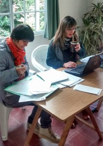 Docentes de secundaria se acercaron a consultar en La Paz. 