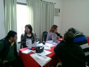 La Seccional Nogoyá también fue sede de una jornada para asesorar a los compañeros de Secundaria. 