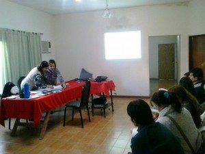 La Seccional Nogoyá también fue sede de una jornada para asesorar a los compañeros de Secundaria. 
