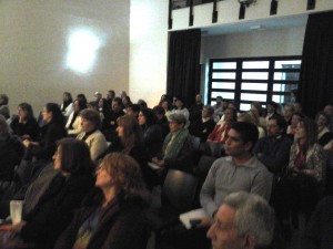 Un nutrido público respondió a la convocatoria. 
