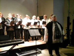 El Coro Tradicional Alemán, de Valle María, otra de las formaciones presentes en el encuentro. 
